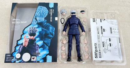 Original Bandai Sh.Figuarts Jujutsu Kaisen Figure Gojo Satoru Itadori Yuji Fushiguro Megumi Kugisaki Nobara Anime Toy Model Gift