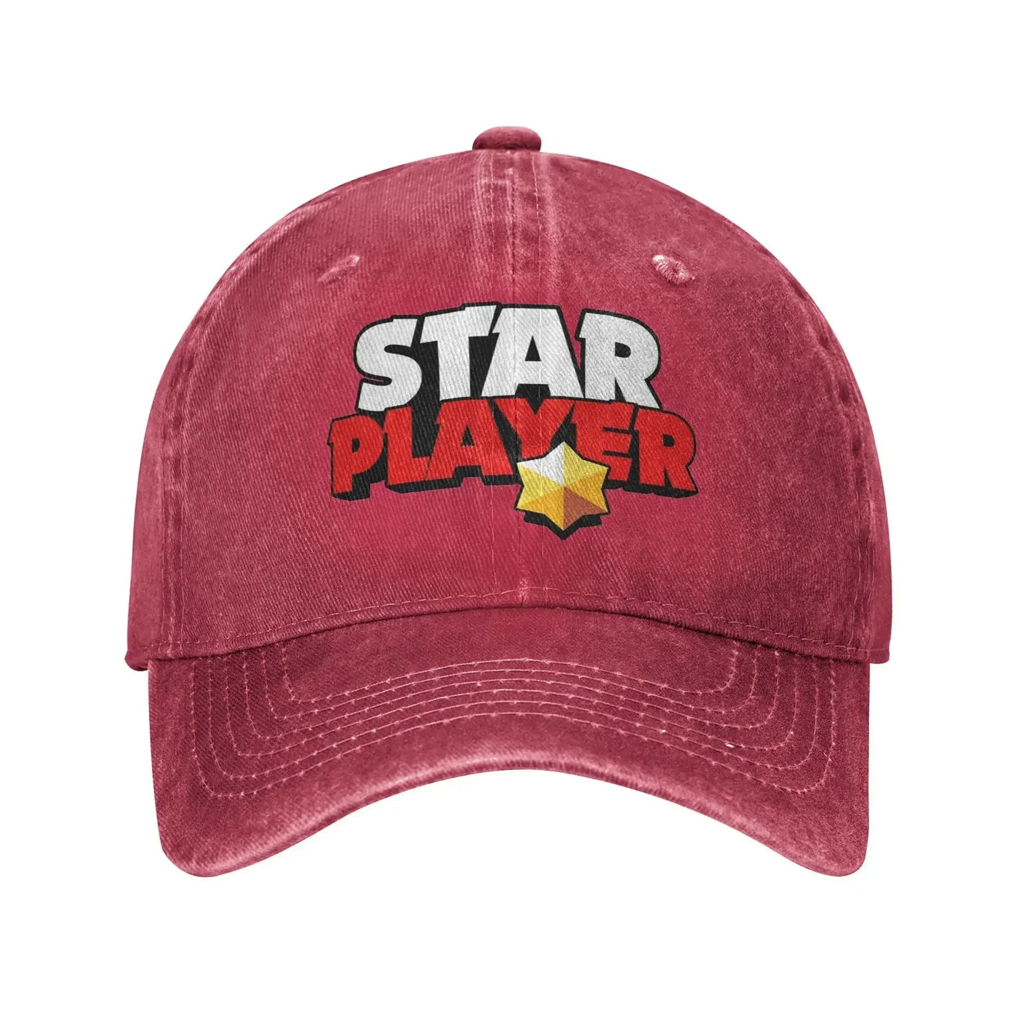 Classic Star player B-Brawls Baseball Caps Unisex Distressed Denim Sun Cap  Outdoor Activities  Adjustable Caps Hat